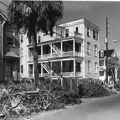 136 St. Philip Street / 138 St. Philip Street / 140 St. Philip Street After Hurricane Hugo