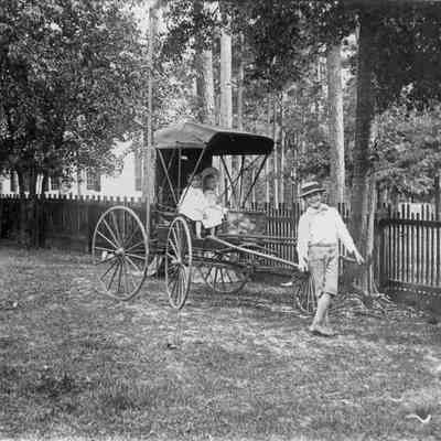 Don and Frances in Buggy, Summerville