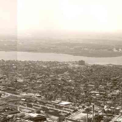Aerial View of Charleston Peninsula, ca. 1957