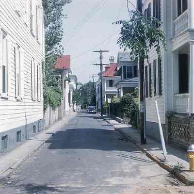 Orange Street Looking North from Tradd Street