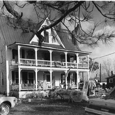 Wade Hampton Graham House (a/k/a White Gables), McClellanville, Ater Hurricane Hugo