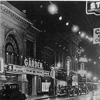 371 King Street (Garden Theater) at Night