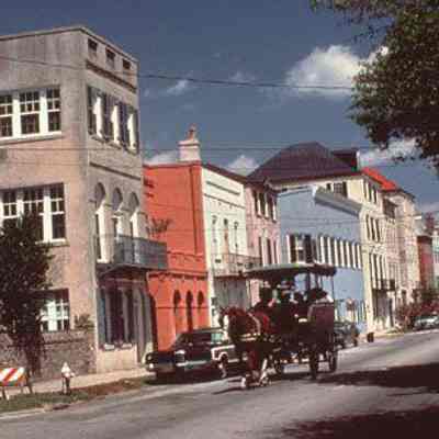 Rainbow Row from 71 East Bay Street