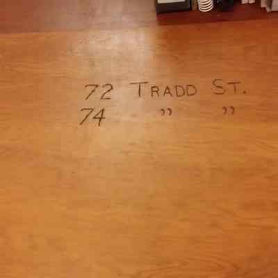72/74 Tradd Street Ownership History Scrapbook