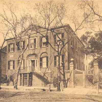 The Old Clarkson Mansion - Built 1800 - Now the Home of Mr. Emil H. Jahnz, German Consul