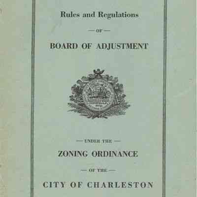 Zoning Ordinances of the City of Charleston