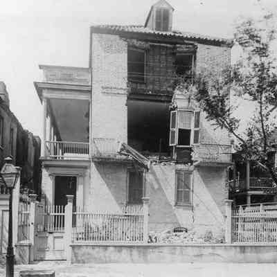 39 Meeting Street After the 1886 Earthquake