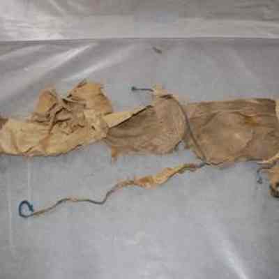 Trim with orginial fabric attached