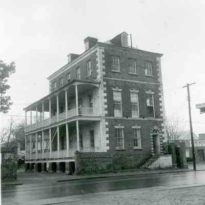 Gadsden-Morris House (329 East Bay Street) Before and During Restoration