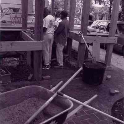 Gravestone Fragments Found at 198 Ashley Avenue