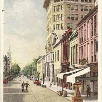 East Broad Street, View Looking West, Early 20th Century [postcard]