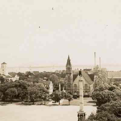 Views from Francis Marion Hotel, Looking Towards Cooper River Bridge