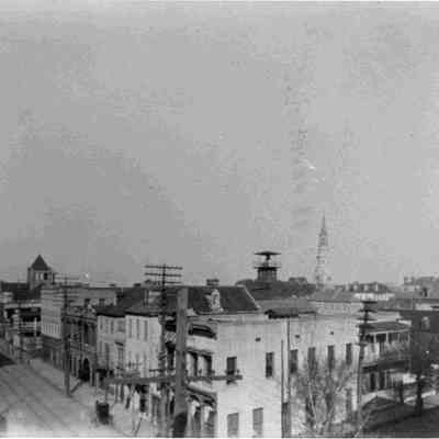 Looking Notheast at Meeting and Chalmers Street