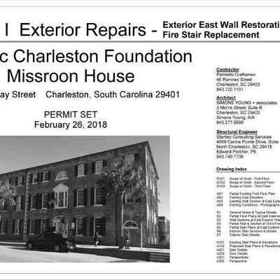 Phase I Exterior Repairs: Exterior East Wall Restoration / Fire Stair Replacement