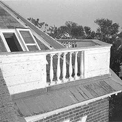 Nathaniel Russell House Balustrade Before Restoration