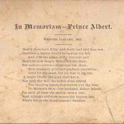 "In Memoriam--Prince Albert"