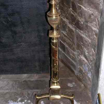 Pair of Brass Andirons