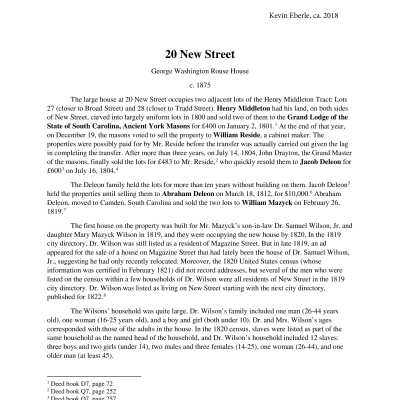 20 New Street (George Washington Rouse House)