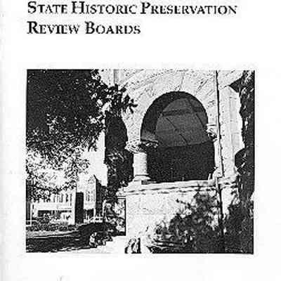 Manual for State Historic Preservation Review Boards
