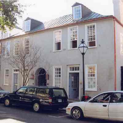 William Hendricks House (83-85 Church Street) During Rehabilitation