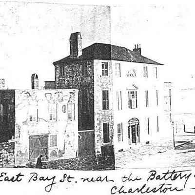 East Bay Street Near the Battery (Missroon House), ca. 1895