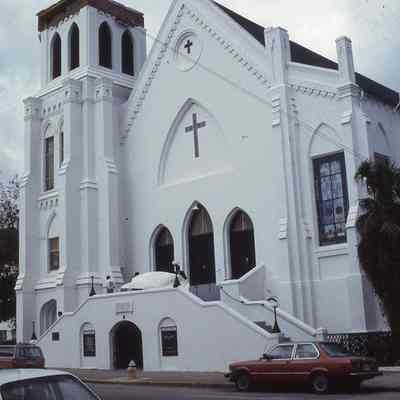 Emanuel A.M.E. Church (108-110 Calhoun Street) After Hurricane Hugo