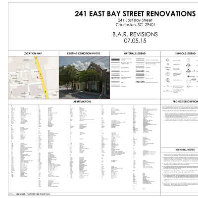 241 East Bay Street Renovations ... B.A.R. Revisions