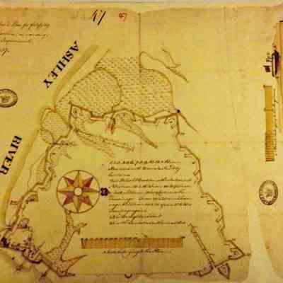 Plan for Fortifying Charles Town, South Carolina