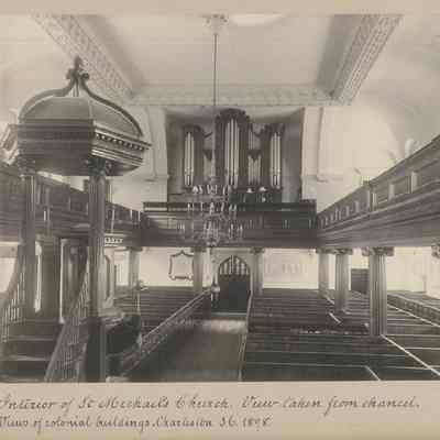 St. Michael's Church, Interior (80 Meeting Street)
