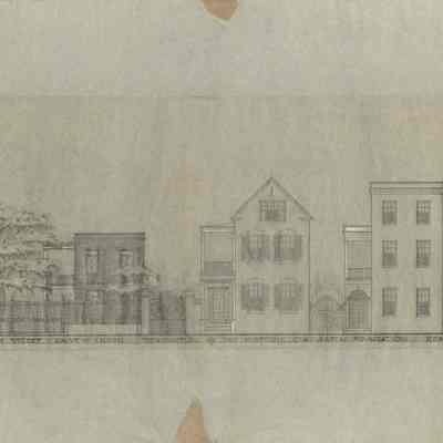 North Side of Society Street East of Anson: Renovation by the Historic Charleston Foundation [Illustration]