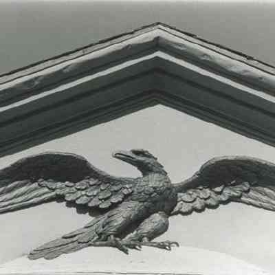 Pediment with Gilded Eagle, 16 Broad Street (Ssecond Bank of the United States Building)