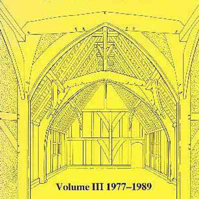 A Bibliography of Vernacular Architecture: Volume III, 1977-1989