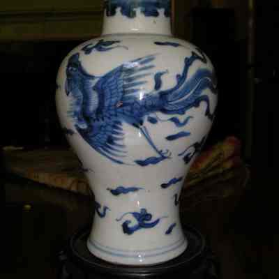 K'Ang Hsi Blue and White Vase