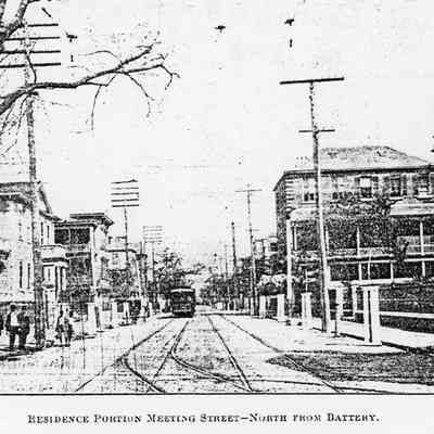 "Residence Portion of Meeting Street--North from Battery"