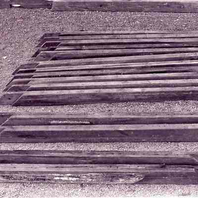 Documentation of Wood Beams from the Old Exchange Building