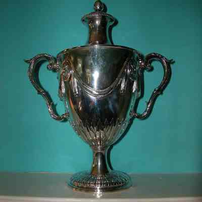Two Handled Covered Cup