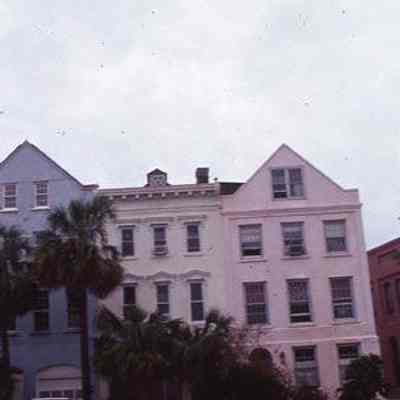 103 East Bay Street, 105 East Bay Street, 107 East Bay Street After Hurricane Hugo