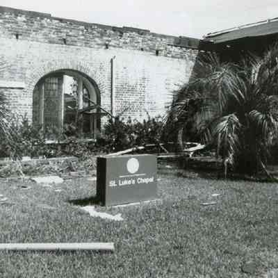 St. Luke's Chapel After Hurricane Hugo