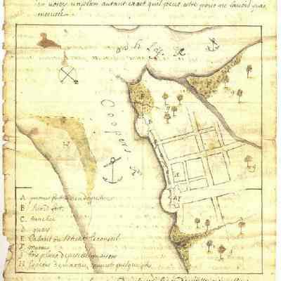 Map of Charles Towne, 1691