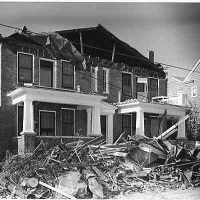 56 Laurens Street After Hurricane Hugo