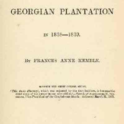 Journal of a Residence on a Georgian Plantation in 1838-1839