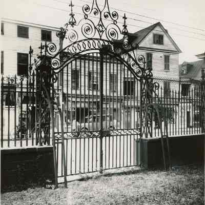 View of 467-473 King Street Through William Aiken House Gate