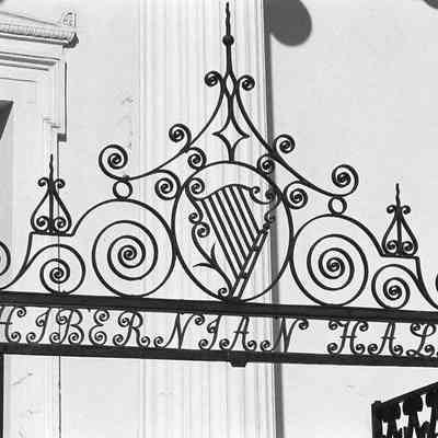 Hibernain Hall Wrought Iron Gate