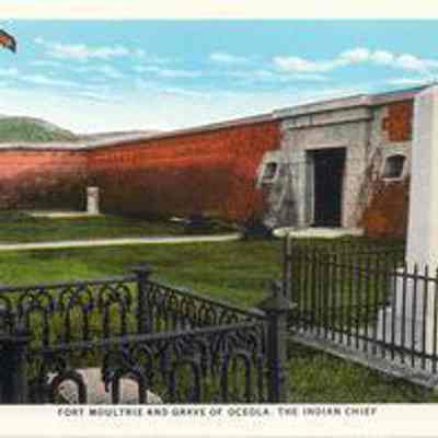 Fort Moultrie and Grave of Oceola [sic], the Indian Chief