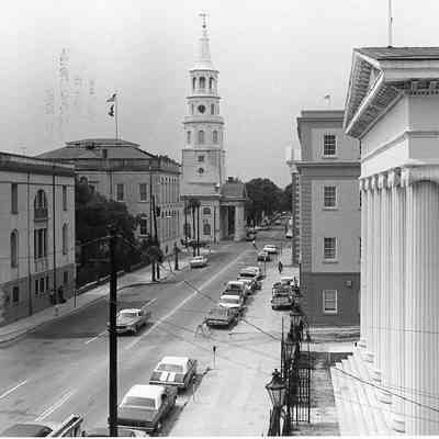 Looking South on Meeting Street from 105 Meeting