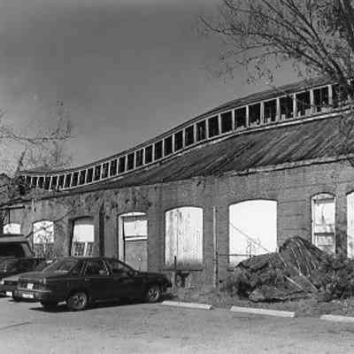 Trolley Barn After Hurricane Hugo