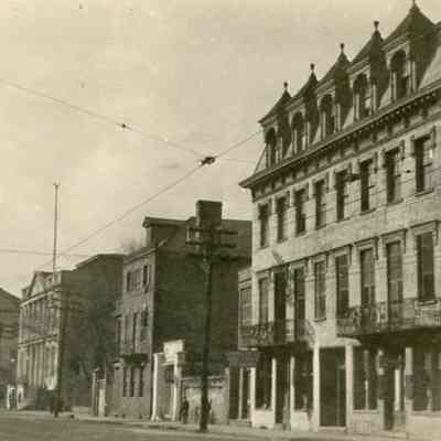 View West on Broad Street; 58-84 Broad Street