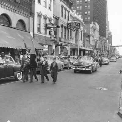 Boy Scout Parade and the View Looking North on King Street
