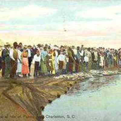 Drawing the Seine at Isle of Palms