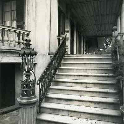 Entry Steps, Robert Primerose House (332 East Bay Street) Before Rehabilitation